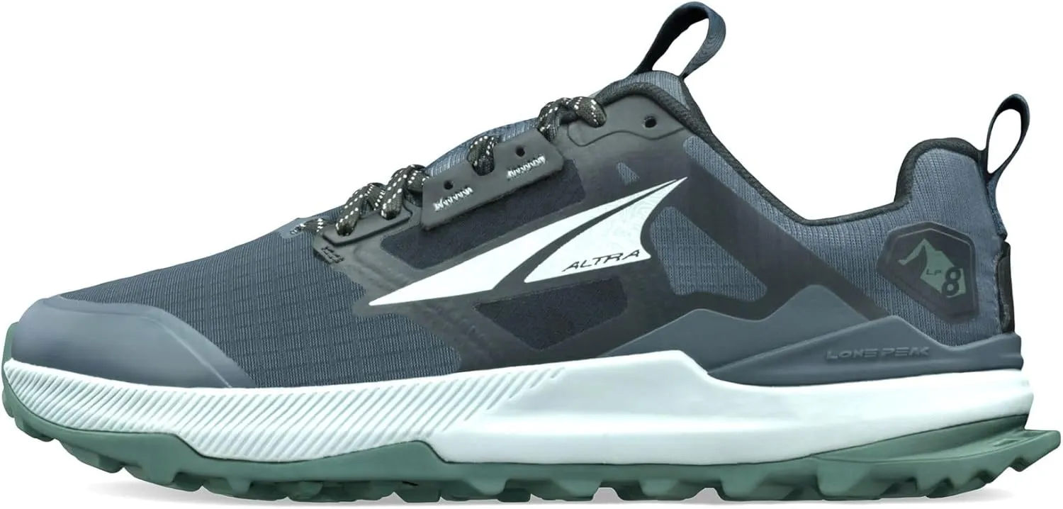 ALTRA Women's Lone Peak 8 Trail Running Shoe, Black/Gray, 11 Wide