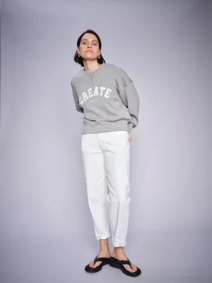 Aymen Melo Pant - White