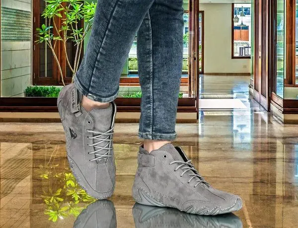 BOLLERO Casual Sneakers For Men's (Grey)