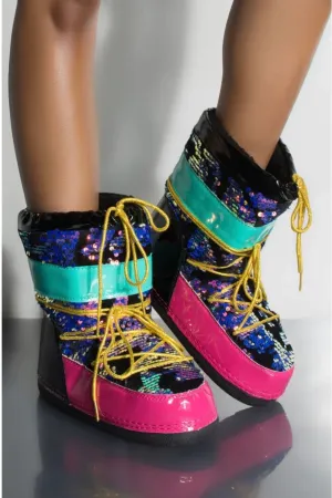 Cape Robbin Over The Moon Flat  Womens Boots Shoes