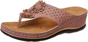 Cathalem Summer Sandals for Women 2024 Open Toe Ankle Strap Platform Sandals Casual Strappy Low Wedges Sandals Beach Sandals
