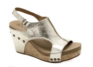 Corkys Gold Tiffanee Wedges