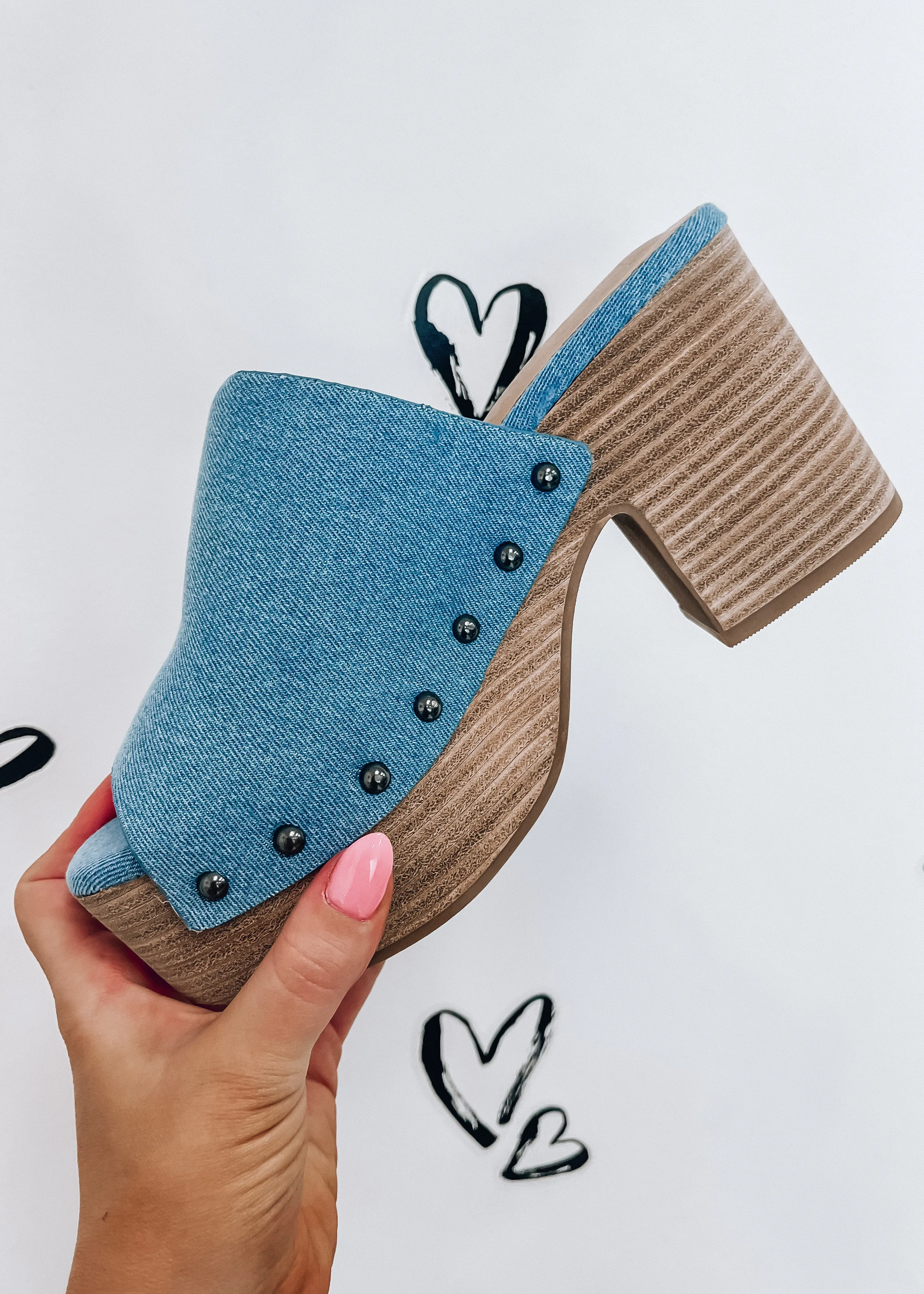 Gina Denim Clog