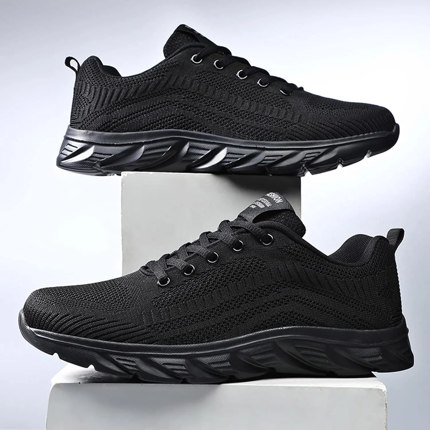 Men's Casual Dress Sneakers Oxfords Business Mesh Breathable Walking Shoes Women Sport Dress Casual Shoes High Top Sneakers Steel Toe Tennis Shoe Trainers Shoe