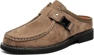 Men's Casual Walking Shoes Fashion Formal Uniform Business Office Work Loafers, Brown