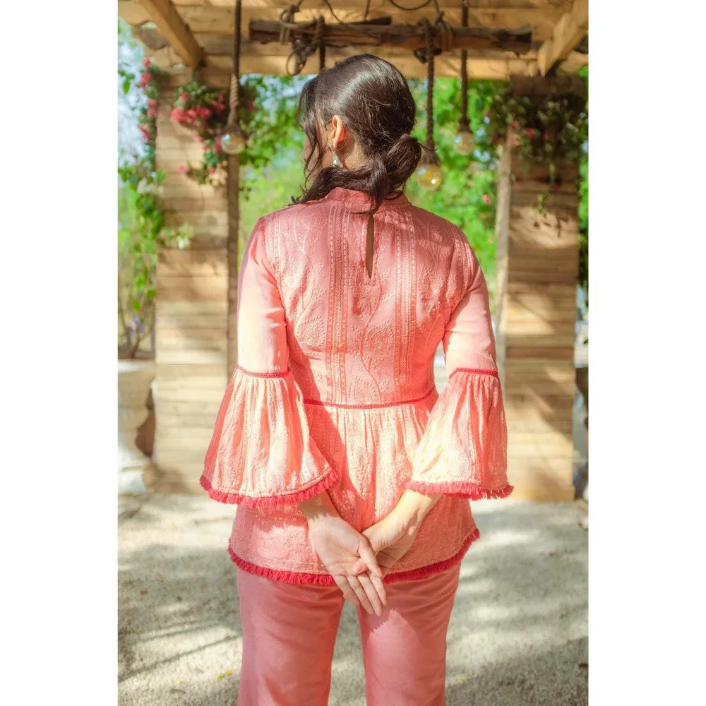MONK & MEI Nazm Pants Peach Melon