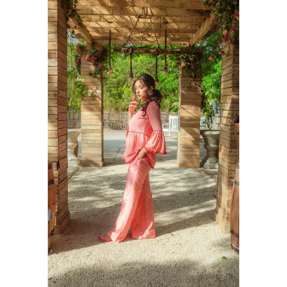 MONK & MEI Nazm Pants Peach Melon