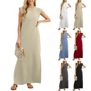 Sabrina - Elegant Wrinkle-Free Maxi Dress