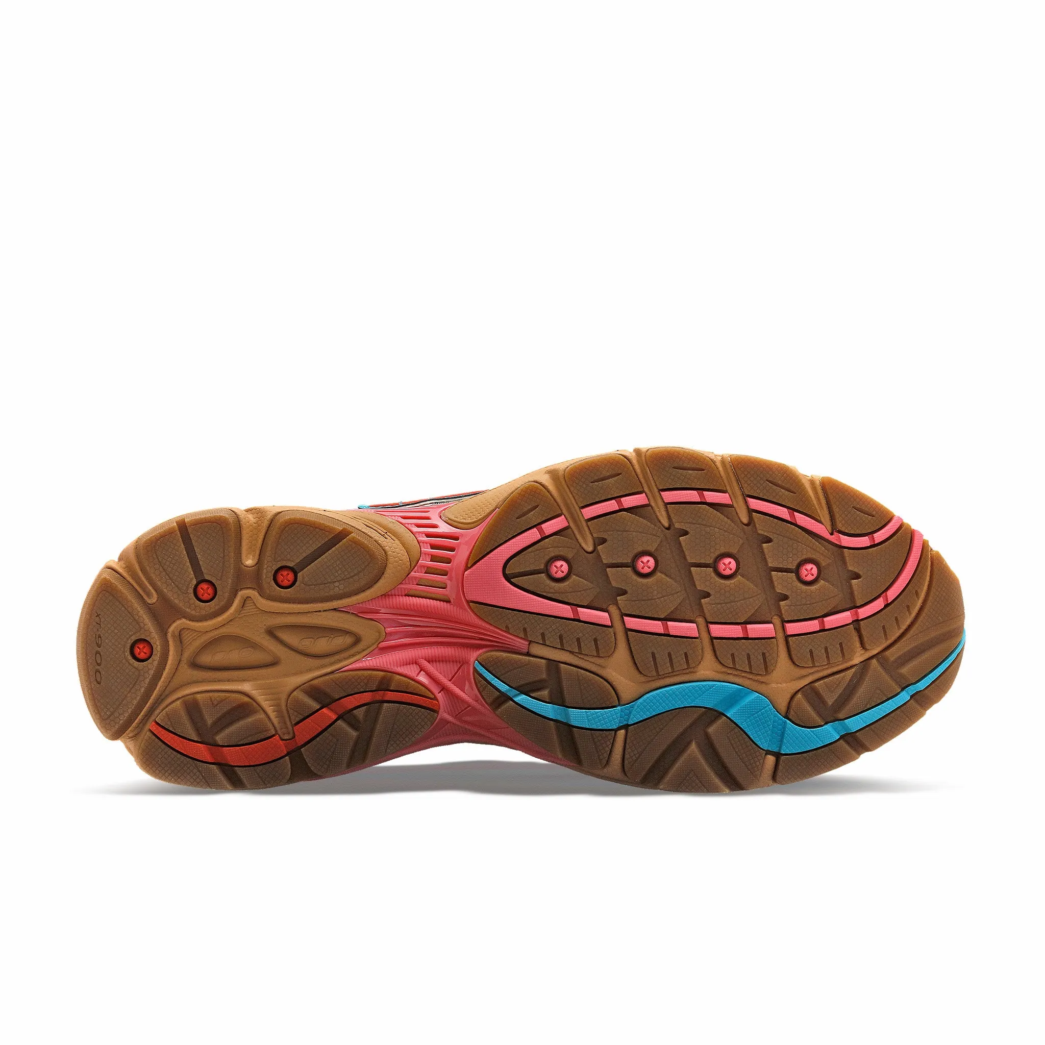 Saucony x Jae Tips ProGrid Omni 9 To-Do List Sneakers in Tan/Pink