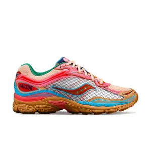 Saucony x Jae Tips ProGrid Omni 9 To-Do List Sneakers in Tan/Pink