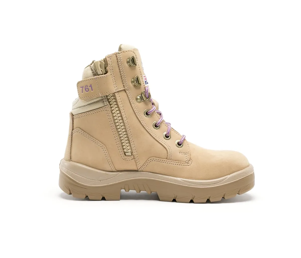 Steel Blue 522761 Southern Cross Zip Ladies: Nitrile Outsole