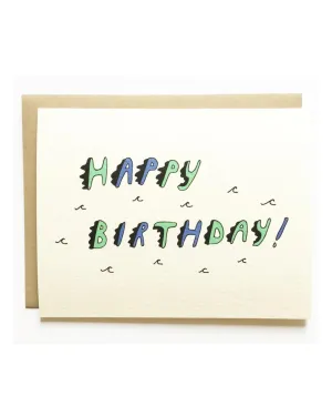 Surf's Up Birthday Card