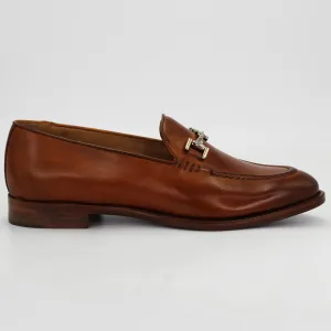 Womens' Moccasin in Calf Leather Siena Tan (BRD9426)