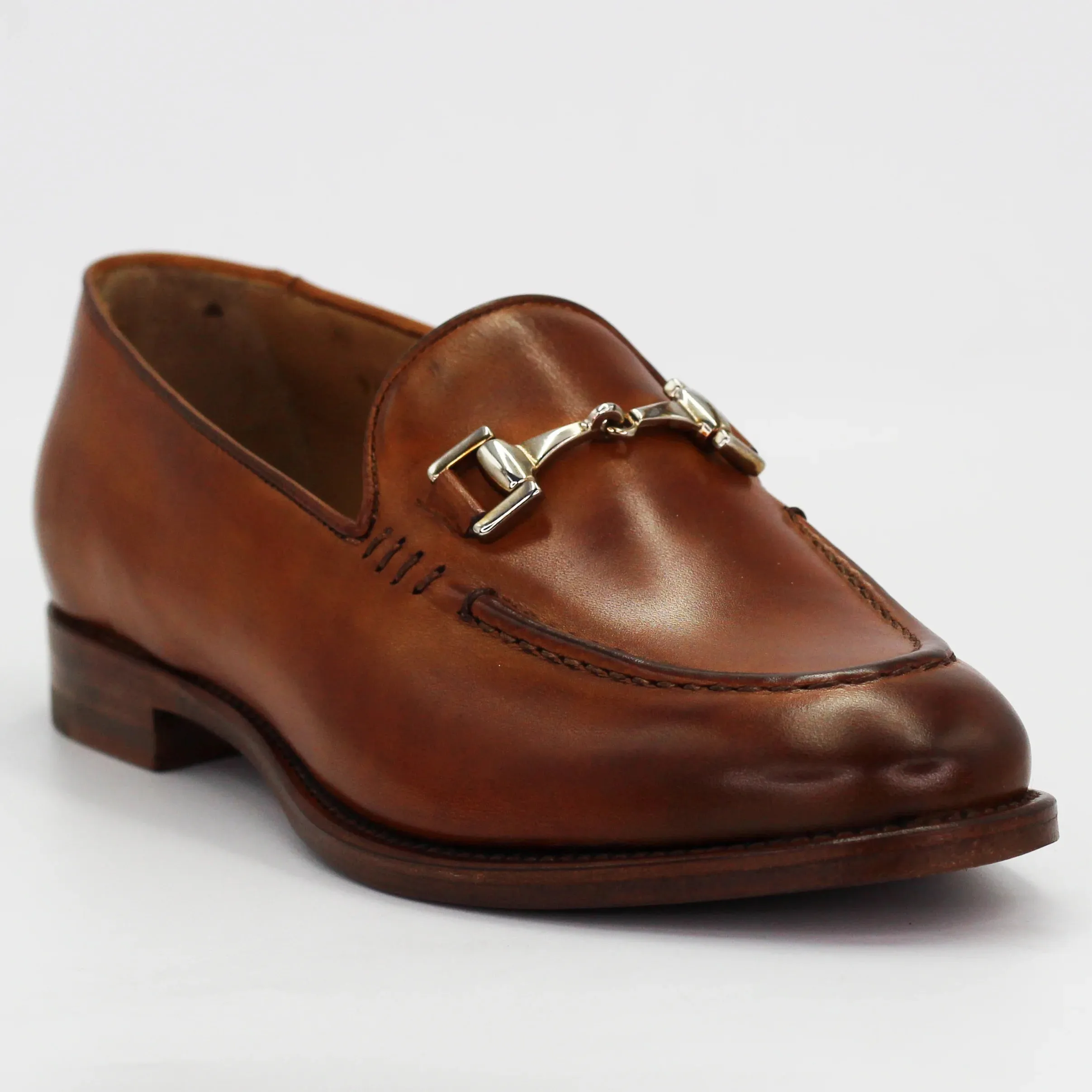 Womens' Moccasin in Calf Leather Siena Tan (BRD9426)